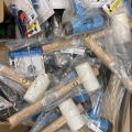 893546-2 Painting knives, nail drivers, rubber clubs and chisels etc. Mora, Thor, Stanley etc