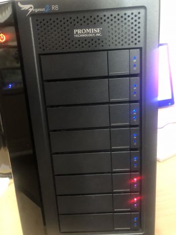 893724-5 1 pcs Hard drive Promise Pegasus2 R8 18TB