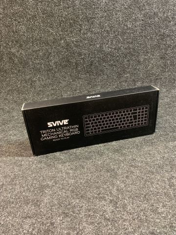 894101-2 Wireless gaming keyboard Svive Triton RGB Low Profile