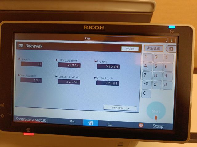 688617-12 Multifunction Printer Ricoh MP C306