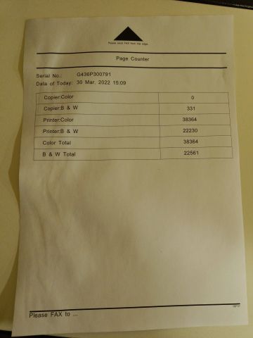 688617-13 Multifunction Printer Ricoh MP C306