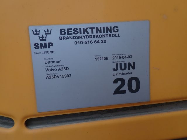 894655-10 Dumper volvo A25D