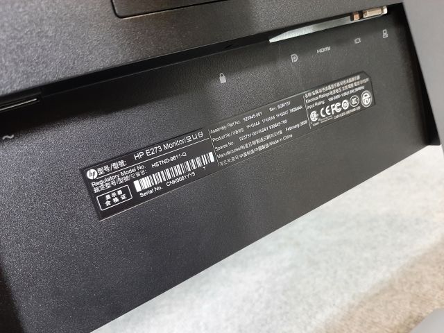 805069-6 27 "Monitor - HP E273
