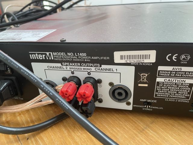 877264-10 PA Speaker with amplifier and bass