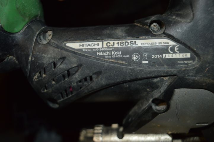 880305-3 Jigsaw Hitachi CJ 18DSL with battery and charger