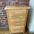 877298-2 Side benches / Chests of drawers in wood 2 pcs