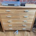 877298-3 Side benches / Chests of drawers in wood 2 pcs