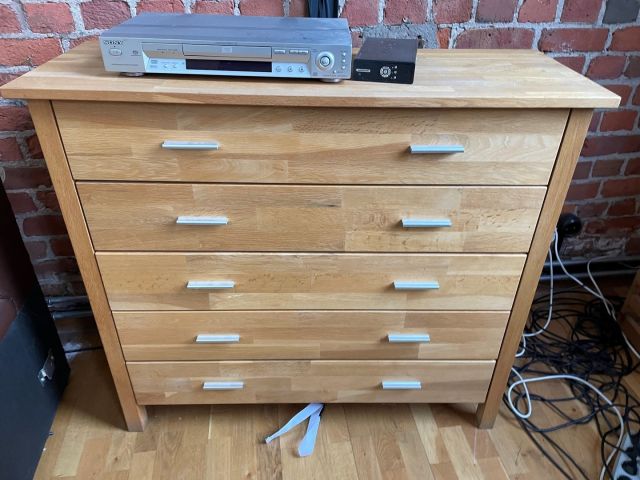 877298-3 Side benches / Chests of drawers in wood 2 pcs
