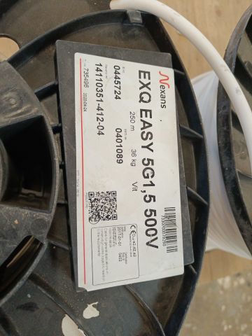 826487-6 Cable reel Nexans 5G1.5