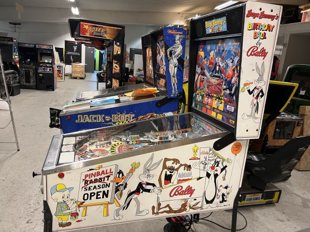 895135-4 Pinball Bugs Bunny`s Birthday ball -1990