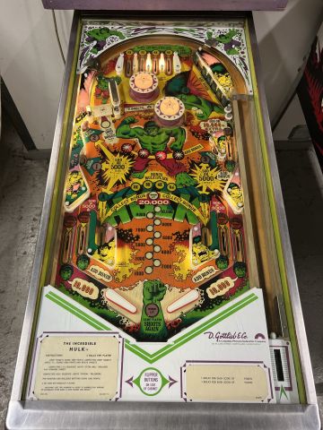 895155-7 Flipperspel The Hulk - 1979