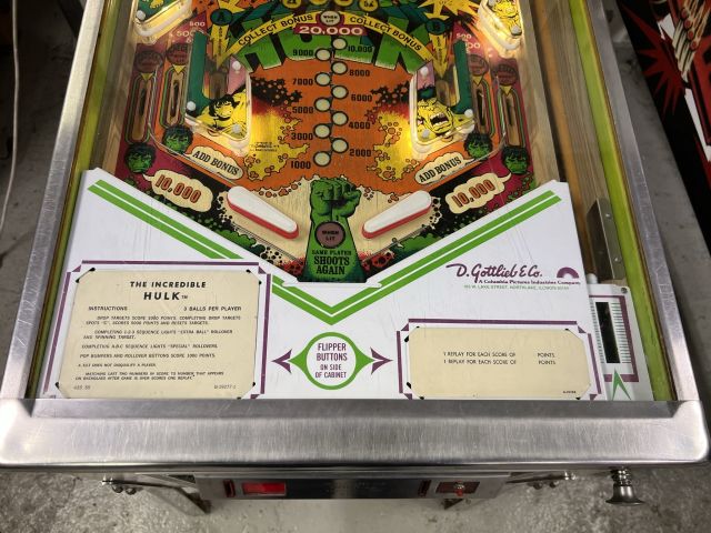 895155-8 Flipperspel The Hulk - 1979