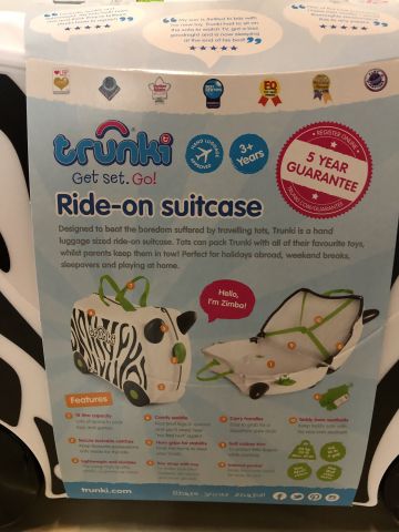 894650-4 1 Suitcase Trunki Zimba the Zebra