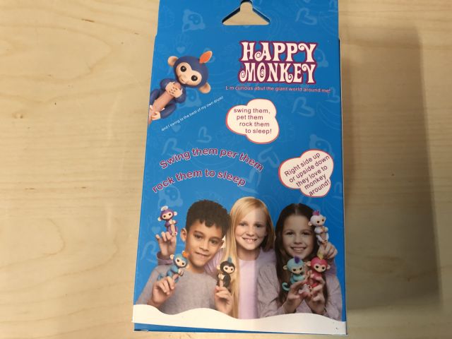 896161-7 22st Happy Finger Monkey