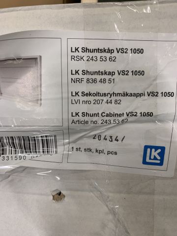 896199-2 Shunt cabinet LK VS2 1050-95