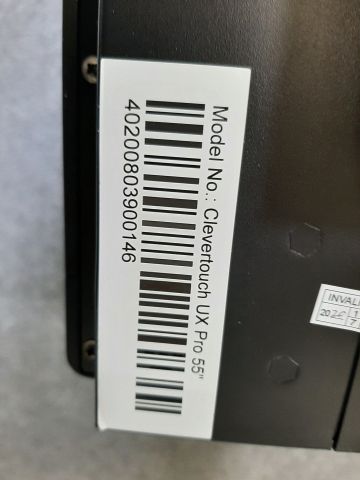 805083-9 Clevertouch UX Pro 55 "with stand