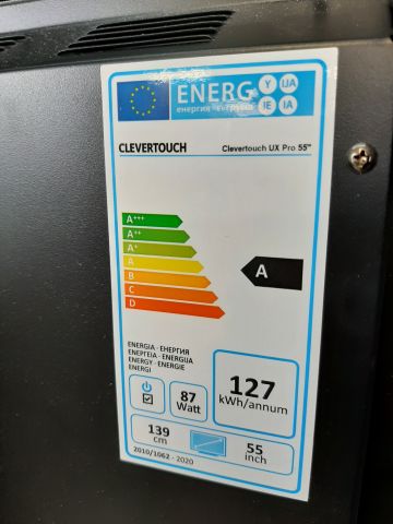 805083-10 Clevertouch UX Pro 55 "with stand