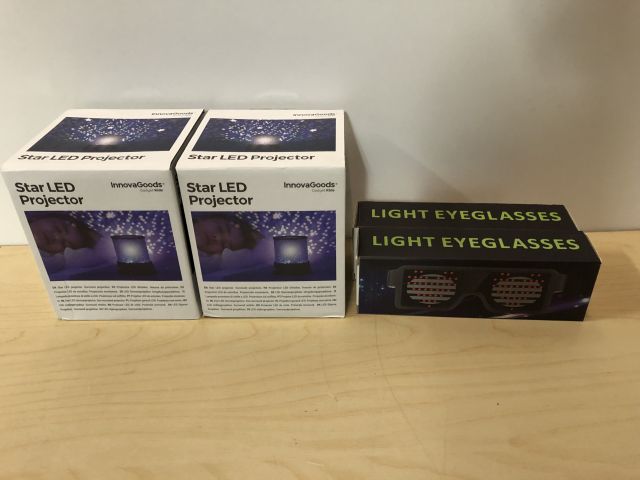 2 Star LED Projector \u0026 2 LED Sunglasses 