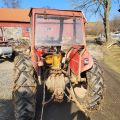 896340-2 Massey Ferguson 35 Tractor with front loader and spring harrow