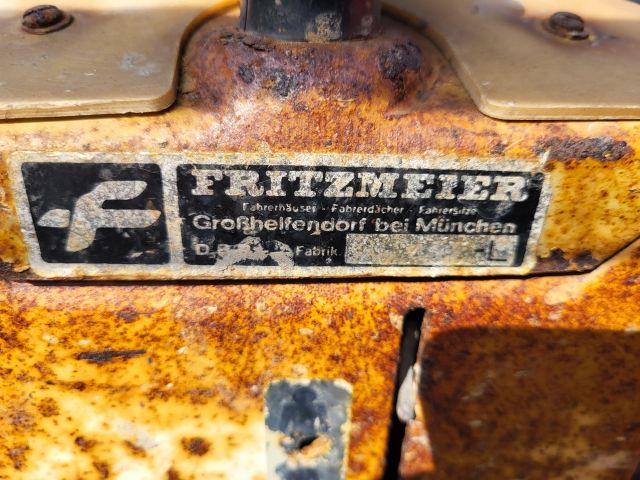 896340-10 Massey Ferguson 35 Tractor with front loader and spring harrow