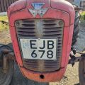 896340-22 Massey Ferguson 35 Tractor with front loader and spring harrow