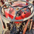 896340-29 Massey Ferguson 35 Tractor with front loader and spring harrow