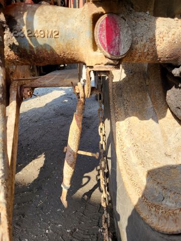 896340-30 Massey Ferguson 35 Tractor with front loader and spring harrow