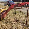 896340-43 Massey Ferguson 35 Tractor with front loader and spring harrow
