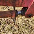 896340-44 Massey Ferguson 35 Tractor with front loader and spring harrow