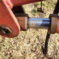 896340-48 Massey Ferguson 35 Tractor with front loader and spring harrow