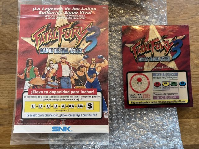895164-3 Neo Geo MVS Fatal Fury 3