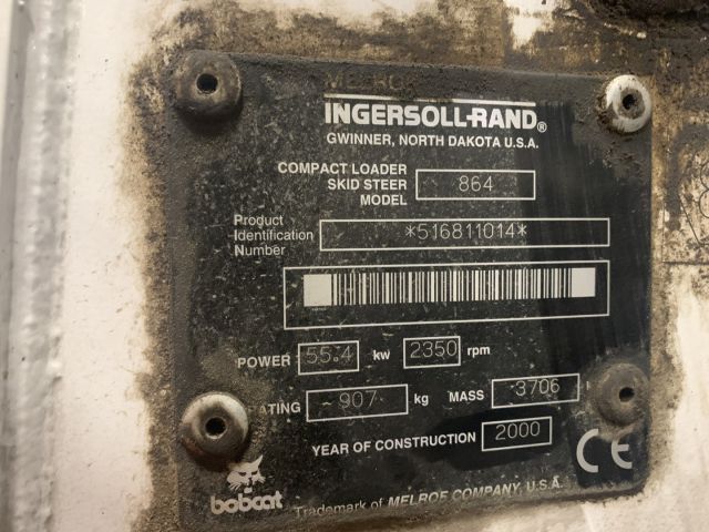 876659-17 Skid Steer Loader Bobcat 864 -2000