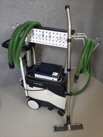 874539-2 Vacuum cleaner - Festool CT 33 LE with working position and accessories