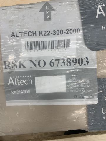 896603-2 Panel radiator K22-300-2000, 2000x300mm (LxH)