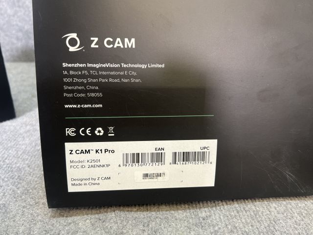 806286-19 VR180 Camera, Z Cam K1 Pro Cimematic