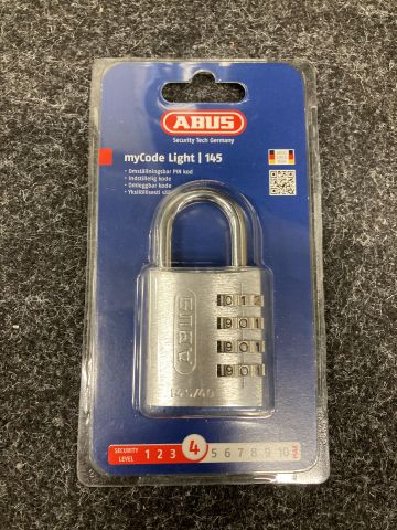 899930-2 10 padlocks ABUS myCode Light 145