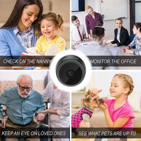 900901-4 3 mini surveillance camera, Wifi, 1080P, DVR, Remote control, Night vision- free shipping