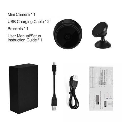 900901-7 3 mini surveillance camera, Wifi, 1080P, DVR, Remote control, Night vision- free shipping
