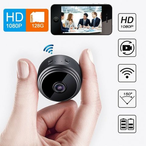 900901-14 3 mini surveillance camera, Wifi, 1080P, DVR, Remote control, Night vision- free shipping