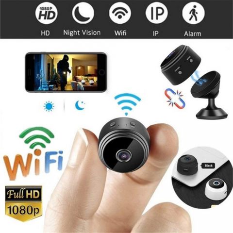 900901-16 3 mini surveillance camera, Wifi, 1080P, DVR, Remote control, Night vision- free shipping
