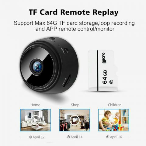 900901-23 3 mini surveillance camera, Wifi, 1080P, DVR, Remote control, Night vision- free shipping