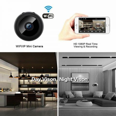 900901-24 3 mini surveillance camera, Wifi, 1080P, DVR, Remote control, Night vision- free shipping