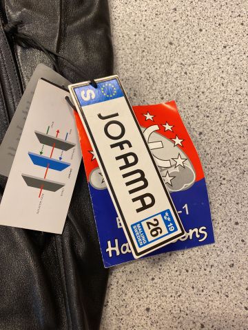 901163-3 Pants leather with knee pads Brand Jofama Model Match Size 40 - Shipping included