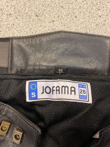 901163-4 Pants leather with knee pads Brand Jofama Model Match Size 40 - Shipping included