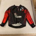 901203-1 Motorcycle jacket with Brand Icon Model wireform red Size sm - Shipping included