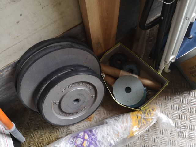 880401-3 Weights dumbbells exercise bench barbell