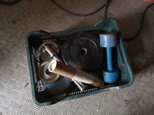 880401-5 Weights dumbbells exercise bench barbell