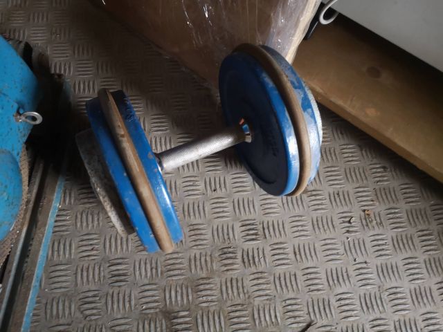 880401-7 Weights dumbbells exercise bench barbell