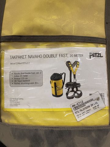 901361-3 Fall protection package Petzl Navaho double fast, 20M p. L-XXL