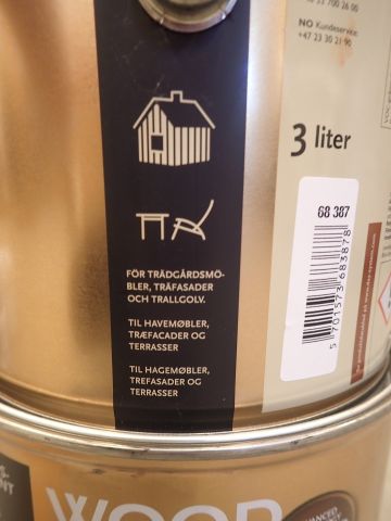 861674-4 Wood oil Brownish 12 liters